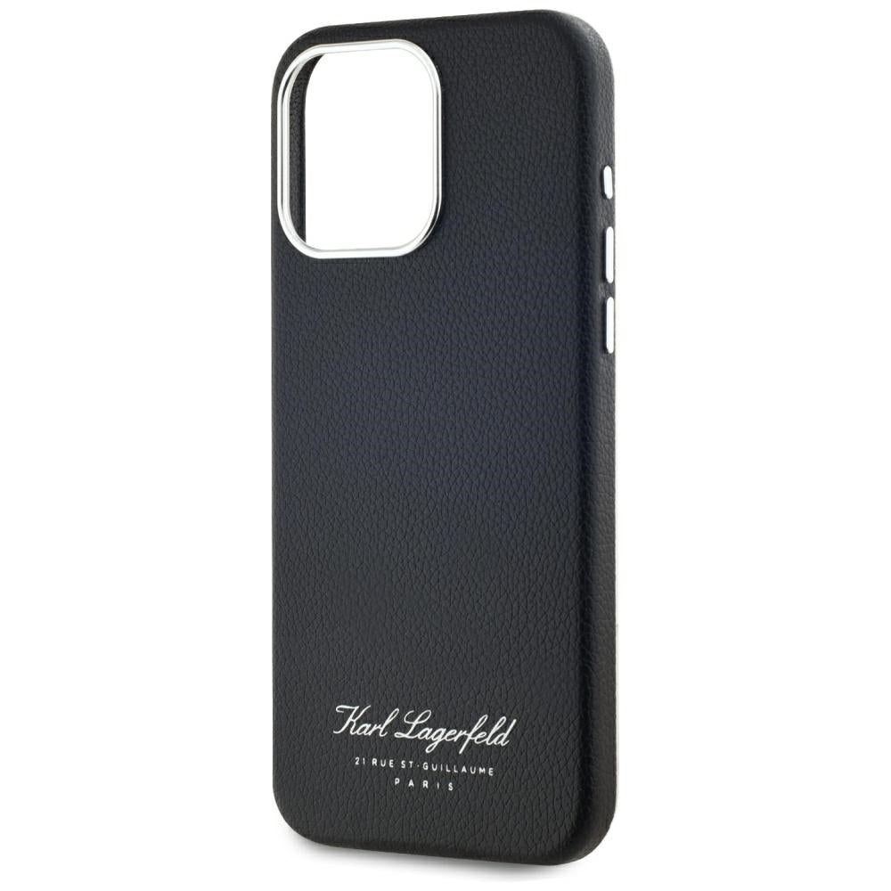 Futrola za Apple iPhone 15 Pro, Karl Lagerfeld, Grained Hotel RSG, Crna