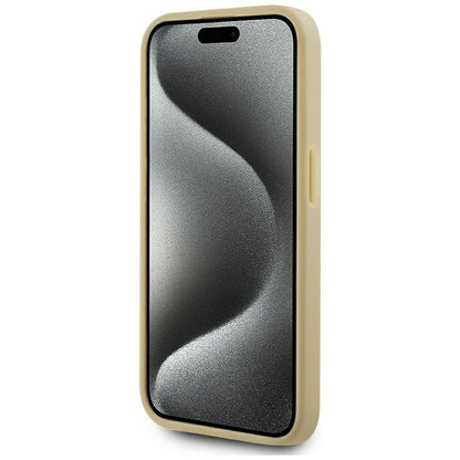 Futrola za Apple iPhone 15 Pro, Karl Lagerfeld, Metal Signature, Zlatna