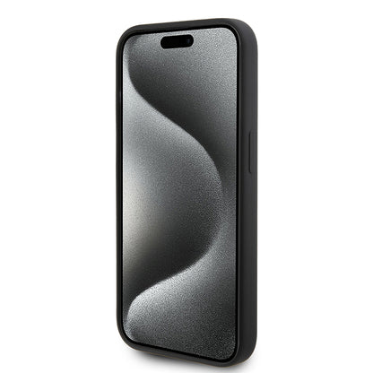 Futrola za Apple iPhone 15 Pro, Karl Lagerfeld, Silicone Karl Script, Crna