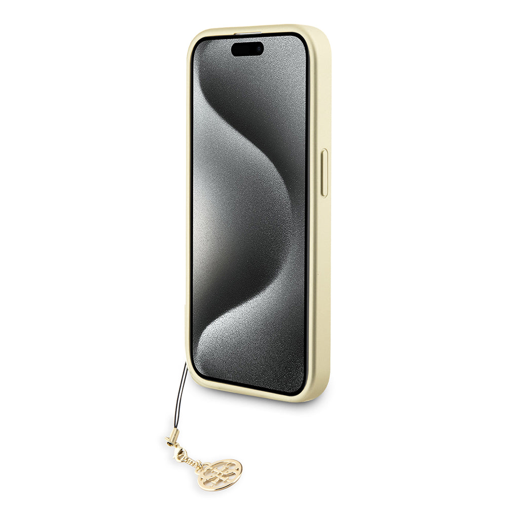 Futrola za Apple iPhone 15 Pro Max, Guess, 4G Charm, Siva