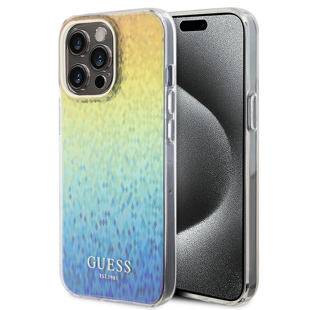 Futrola za Apple iPhone 15 Pro Max, Guess, IML Faceted Mirror Disco Iridescent, Višebojna