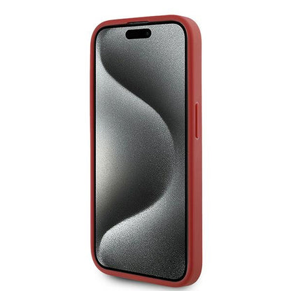 Futrola za Apple iPhone 15 Pro Max, Karl Lagerfeld, Diagonal Quilted Script, Crvena