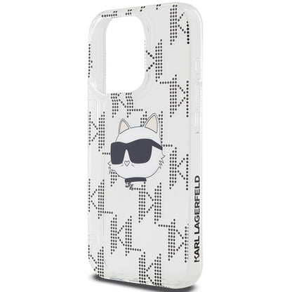 Futrola za Apple iPhone 15 Pro Max, Karl Lagerfeld, IML Electroplated Choupette Head, Prozirna