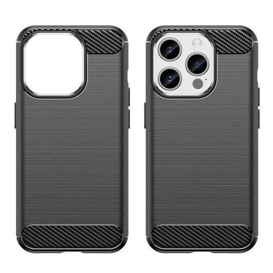 Maska za Apple iPhone 15 Pro Max, Techsuit, Karbon, Crna