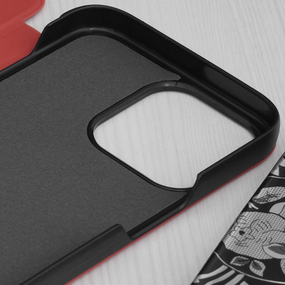 Maska za Apple iPhone 15 Pro Max, Techsuit, eFold, Crvena