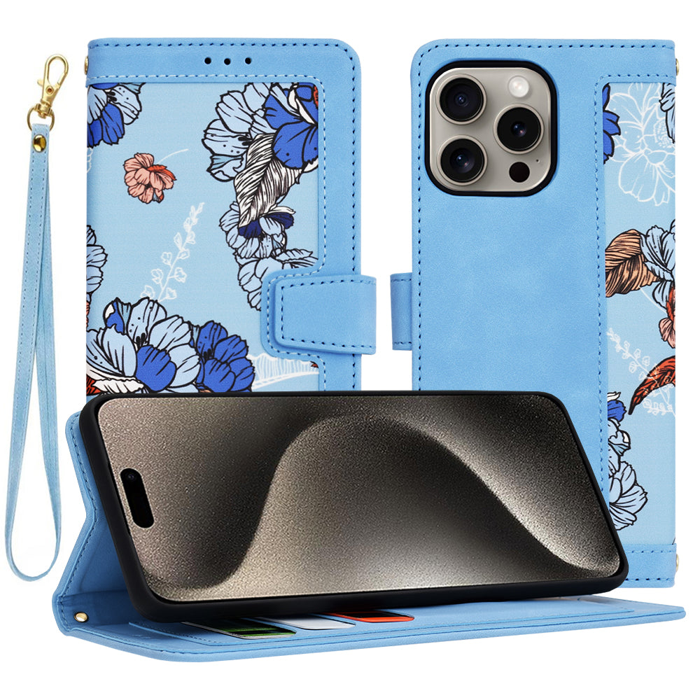 Maska za Apple iPhone 15 Pro Max, Techsuit, FlipCraft, Plava