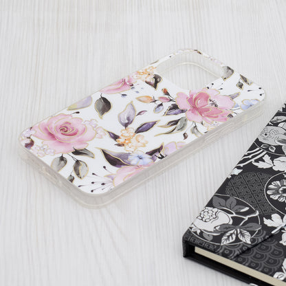 Maska za Apple iPhone 15 Pro Max, Techsuit, Mramor, Bijela