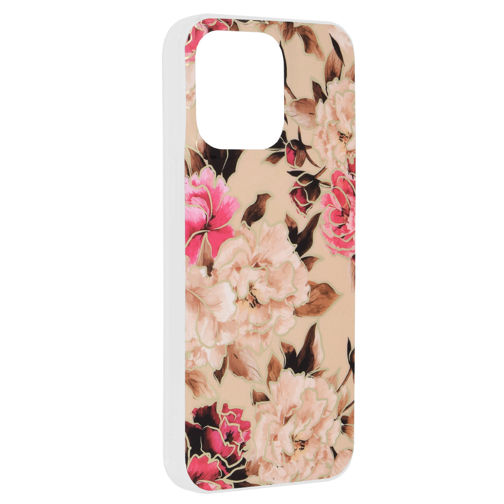 Maska za Apple iPhone 15 Pro Max, Techsuit, Mramor, Bež
