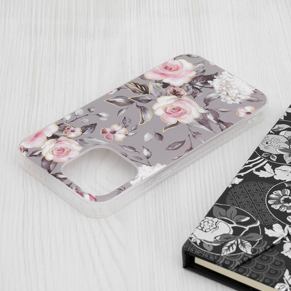 Maska za Apple iPhone 15 Pro Max, Techsuit, Marble, Siva