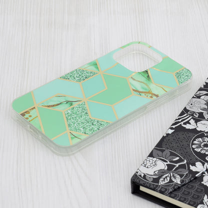 Maska za Apple iPhone 15 Pro Max, Techsuit, Marble, Zelena