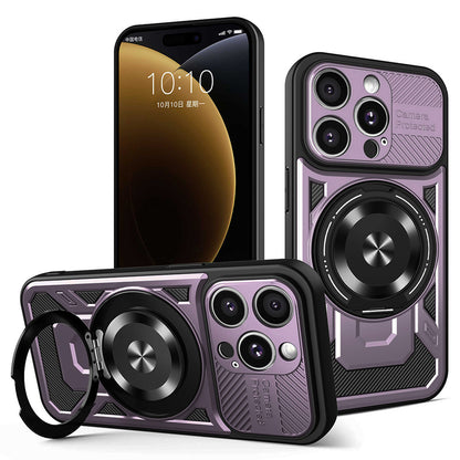 Maska za Apple iPhone 15 Pro Max, Techsuit, RuggedCam, Ljubičasta