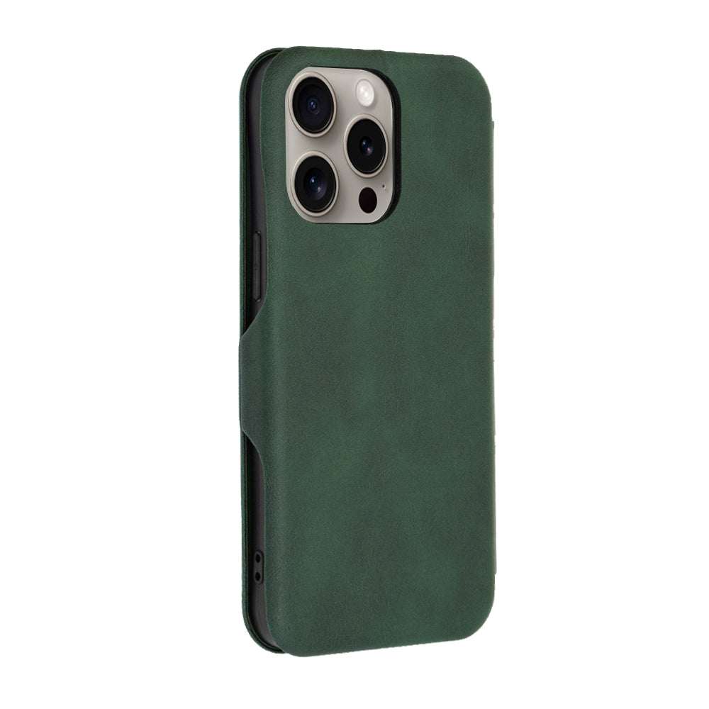Maska za Apple iPhone 15 Pro Max, Techsuit, Safe Wallet Plus, Zelena