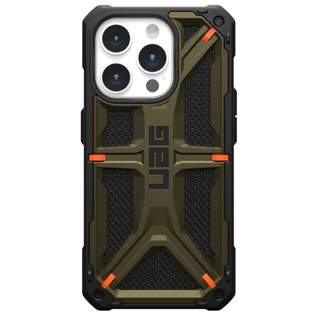Maska za Apple iPhone 15 Pro Max, Urban Armor Gear, Monarch Kevlar, Zelena