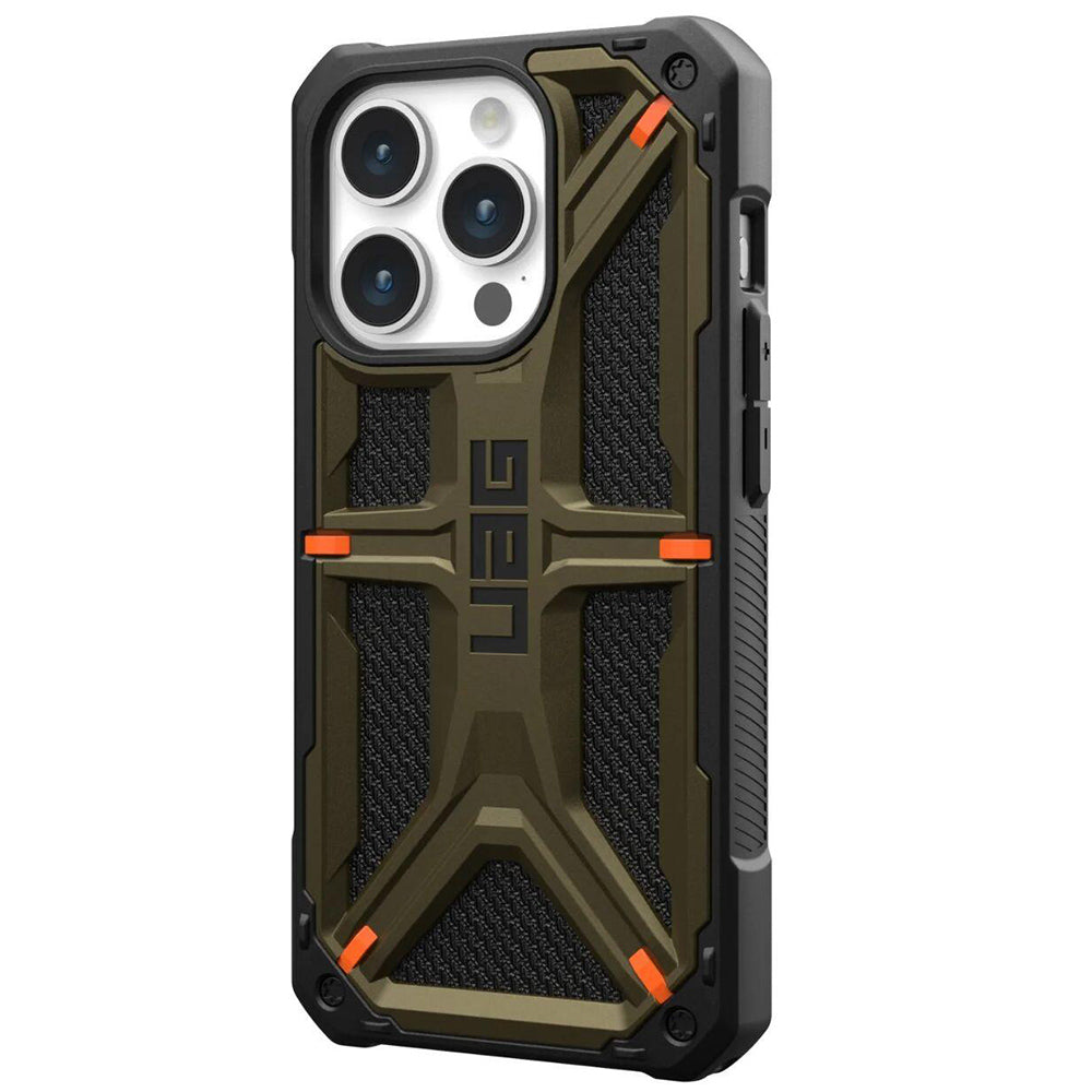 Maska za Apple iPhone 15 Pro Max, Urban Armor Gear, Monarch Kevlar, Zelena