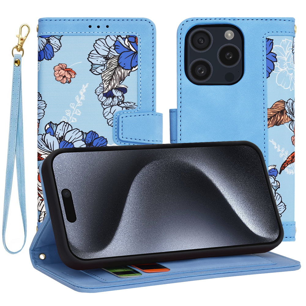 Maska za Apple iPhone 15 Pro, Techsuit, FlipCraft, Plava