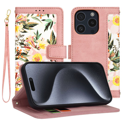 Maska za Apple iPhone 15 Pro, Techsuit, FlipCraft, Roza