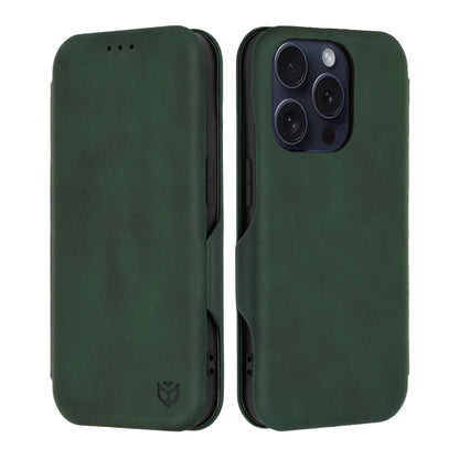Maska za Apple iPhone 15 Pro, Techsuit, Safe Wallet Plus, Zelena