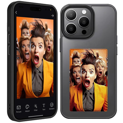 Maska za Apple iPhone 15 Pro, Techsuit, SmartScreen NFC, Crna