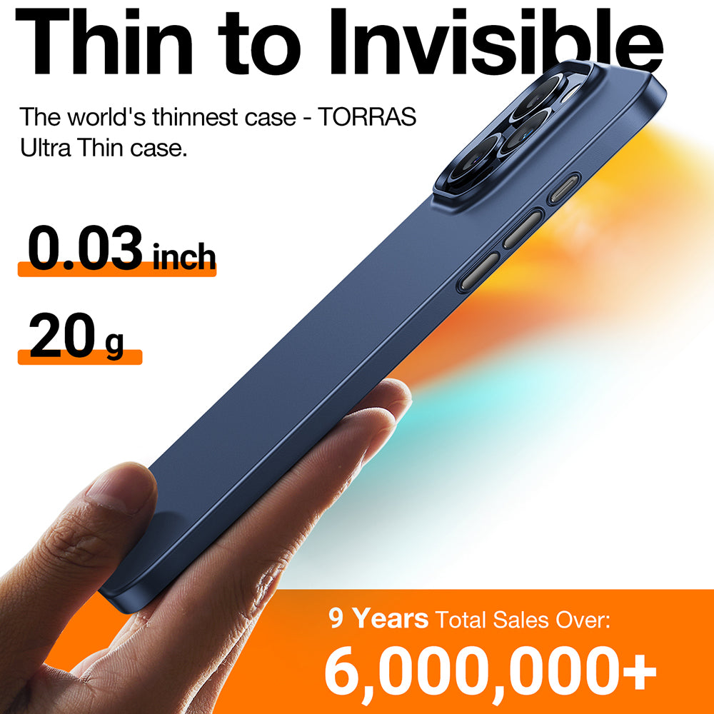 Maska za Apple iPhone 15 Pro, Torras, OriginFit, Tamnoplava