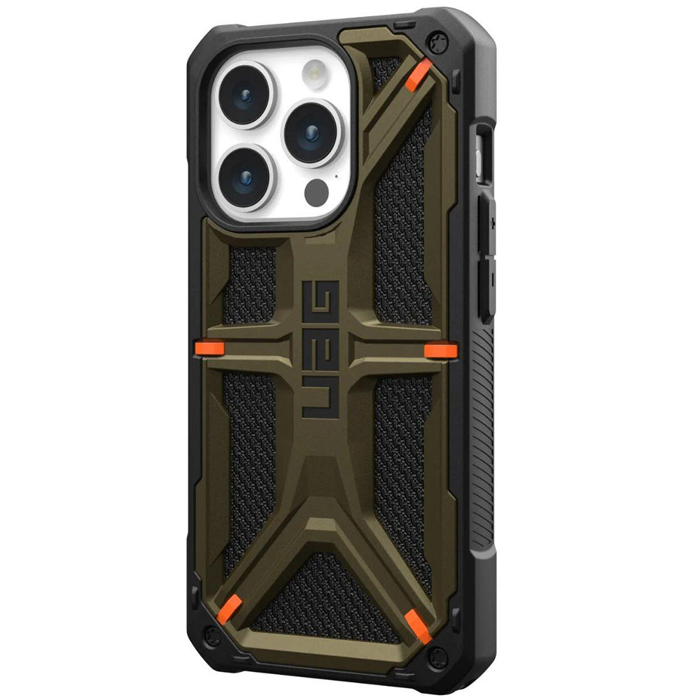 Maska za Apple iPhone 15 Pro, Urban Armor Gear, Monarch Kevlar, Zelena