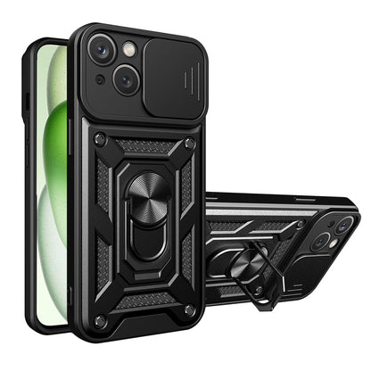 Maska za Apple iPhone 15, Techsuit, CamShield, Crna