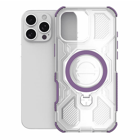 Maska za Apple iPhone 15, Techsuit, Carbon Shield Pro, Ljubičasta