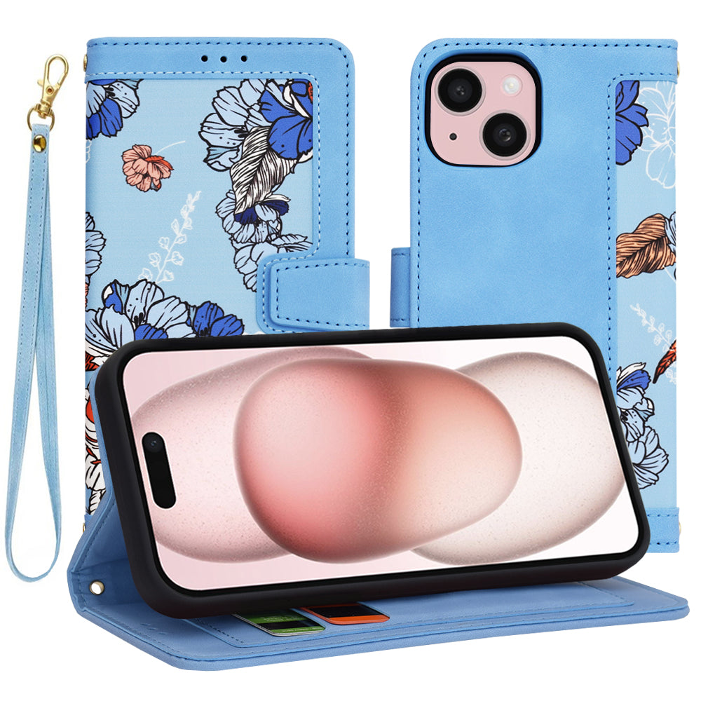 Maska za Apple iPhone 15, Techsuit, FlipCraft, Plava