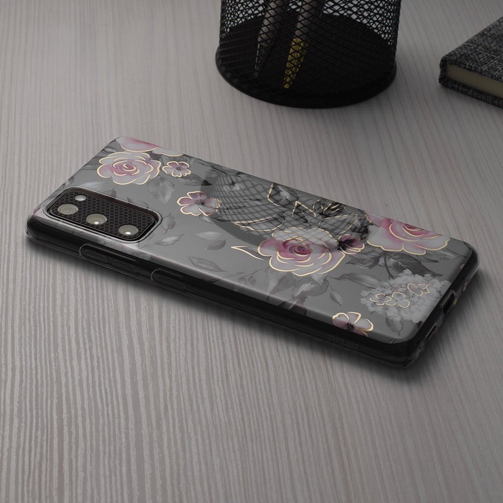 Maska za Apple iPhone 15, Techsuit, Marble, Siva