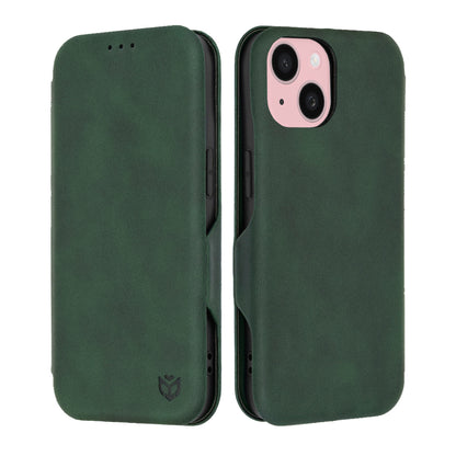 Maska za Apple iPhone 15, Techsuit, Safe Wallet Plus, Zelena