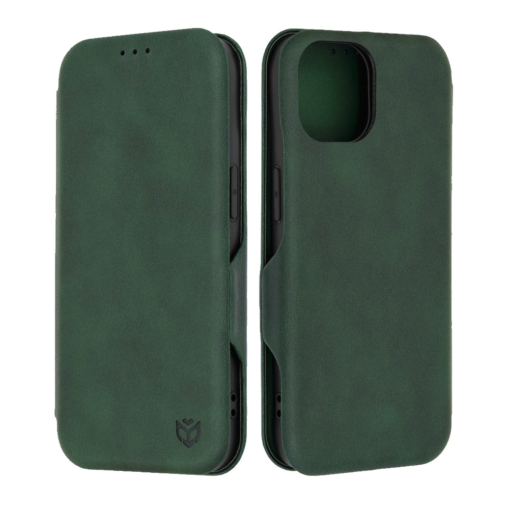 Maska za Apple iPhone 15, Techsuit, Safe Wallet Plus, Zelena