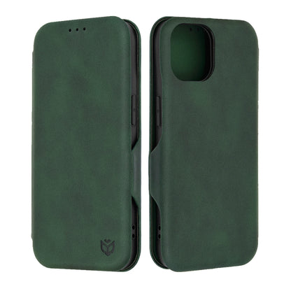 Maska za Apple iPhone 15, Techsuit, Safe Wallet Plus, Zelena