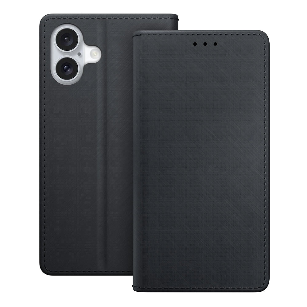 Futrola za Apple iPhone 16, 3MK, Wallet, Crna