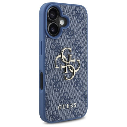 Futrola za Apple iPhone 16, Guess, 4G Big Logo, Plava