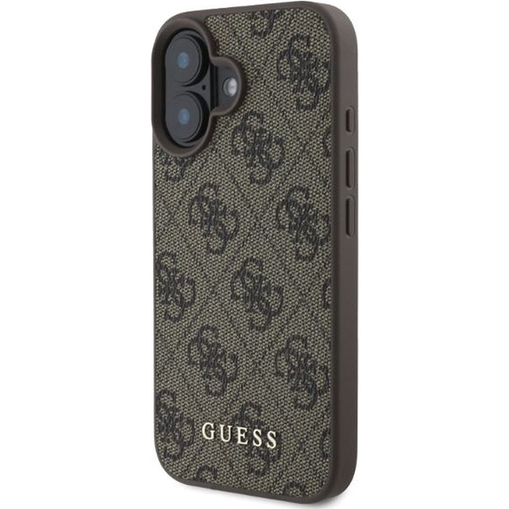 Futrola za Apple iPhone 16, Guess, 4G Classic, smeđa