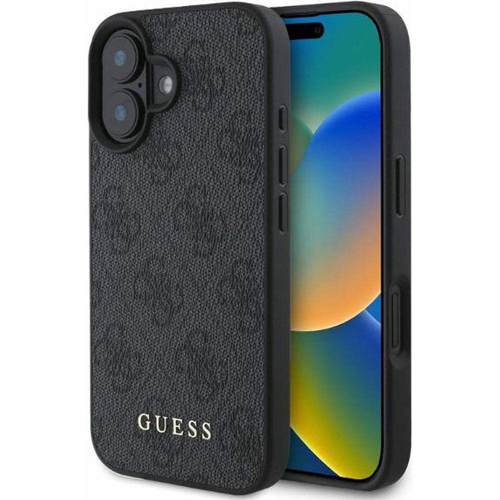 Futrola za Apple iPhone 16, Guess, 4G Classic, Crna