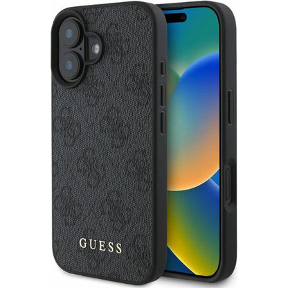 Futrola za Apple iPhone 16, Guess, 4G Classic, Crna