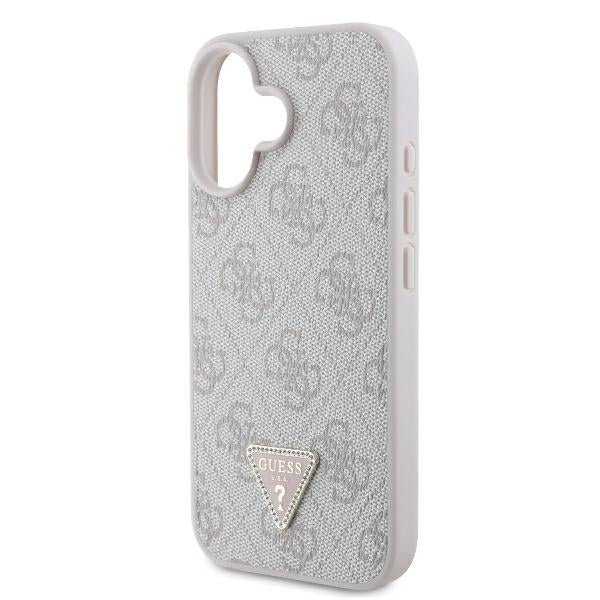 Futrola za Apple iPhone 16, Guess, Crossbody 4G Triangle Strass, Plava