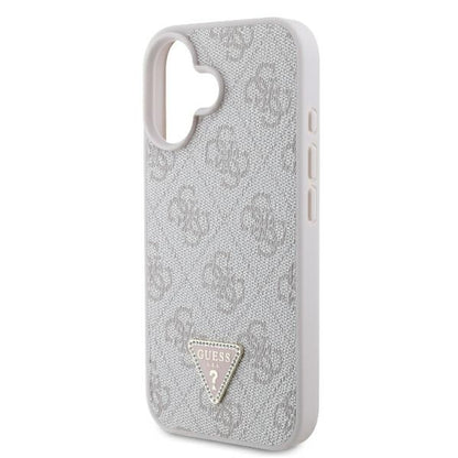 Futrola za Apple iPhone 16, Guess, Crossbody 4G Triangle Strass, Roza