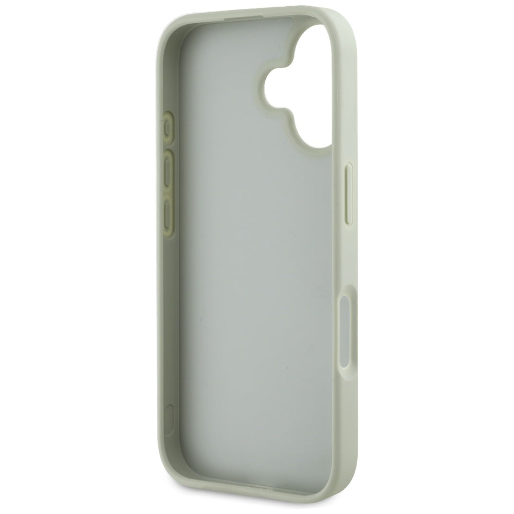 Futrola za Apple iPhone 16, Guess, Grained Big 4G Logo Small Classic Logo, Zelena