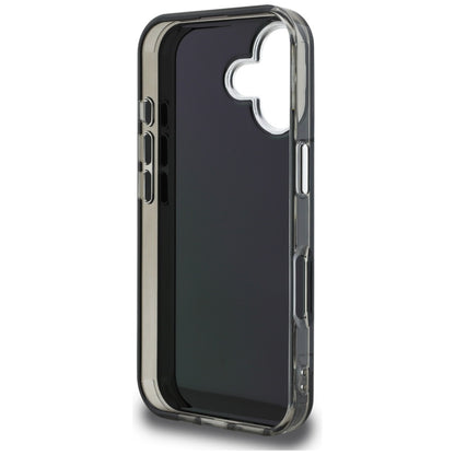 Futrola za Apple iPhone 16, Karl Lagerfeld, IML Aquarelle Logo Karl & Choupette, Crna
