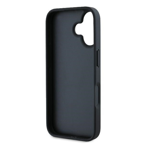 Futrola za Apple iPhone 16, Karl Lagerfeld, Monogram Karl's Head, Crna