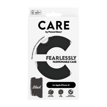 Futrola za Apple iPhone 16, PanzerGlass, Care Fashionable, Crna