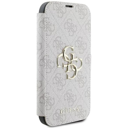 Futrola za Apple iPhone 16 Plus, Guess, 4G Book, Roza