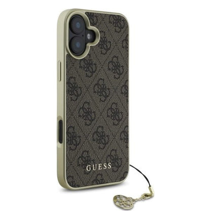Futrola za Apple iPhone 16 Plus, Guess, 4G Charm, Smeđa
