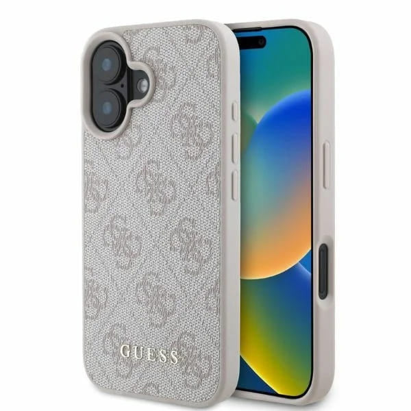 Futrola za Apple iPhone 16 Plus, Guess, 4G Classic, Roza