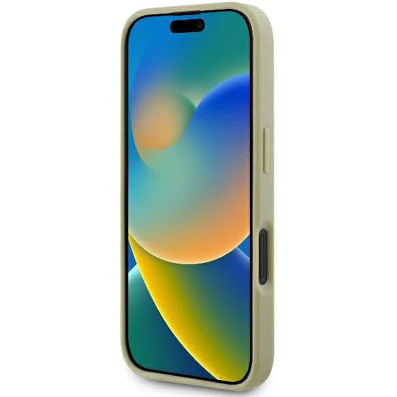 Futrola za Apple iPhone 16 Plus, Guess, Fixed Glitter Big 4G, Zlatna