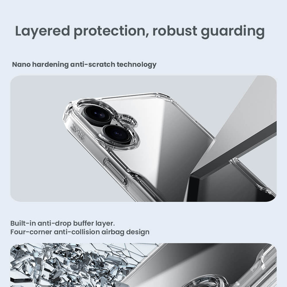 Maska za Apple iPhone 16 Plus, Nillkin, Nature Pro, Plava