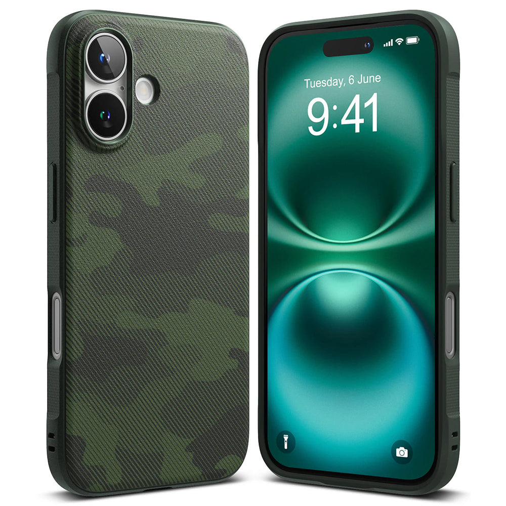 Maska za Apple iPhone 16 Plus, Ringke, Onyx Design, Zelena