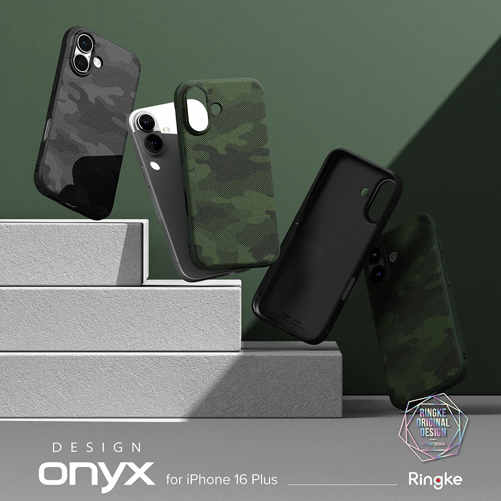Maska za Apple iPhone 16 Plus, Ringke, Onyx Design, Zelena