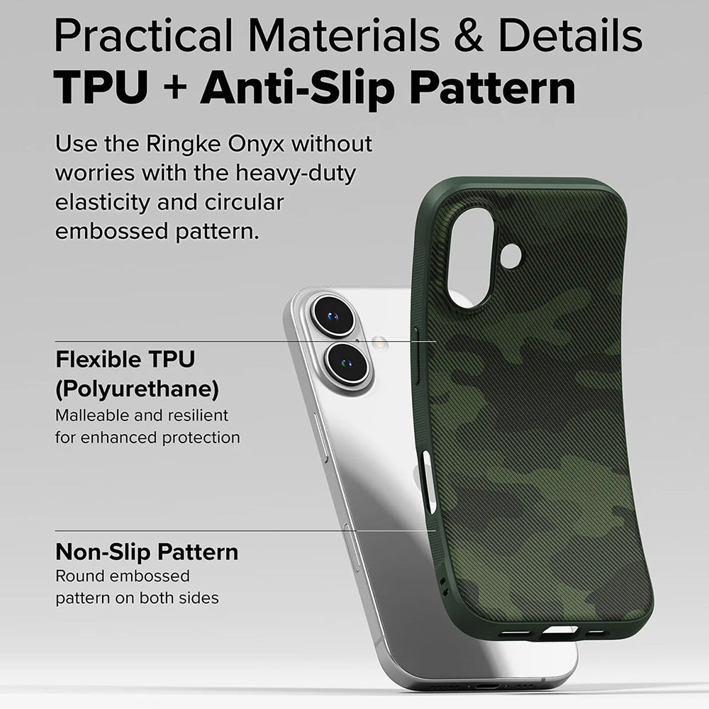 Maska za Apple iPhone 16 Plus, Ringke, Onyx Design, Zelena